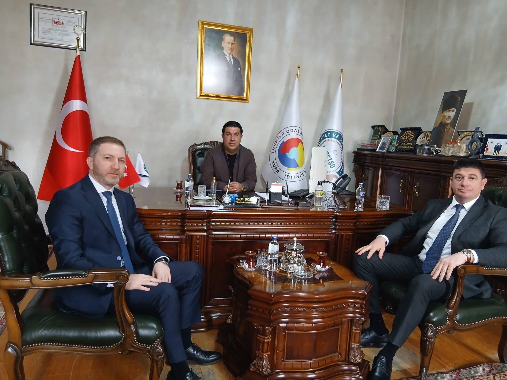 Azerbaycan Heyetinden Kars Ticaret ve Sanayi Odası’na Ziyaret