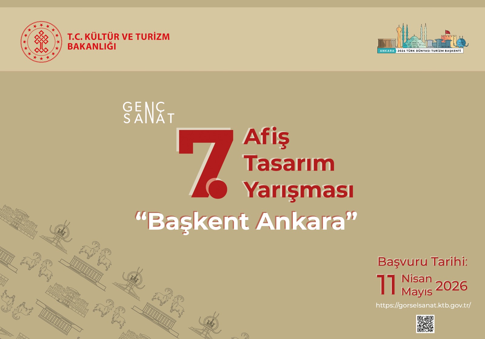 Ankara 2026 Türk Dünyası Turizm Başkenti İçin Genç Sanatçılar Yarışıyor