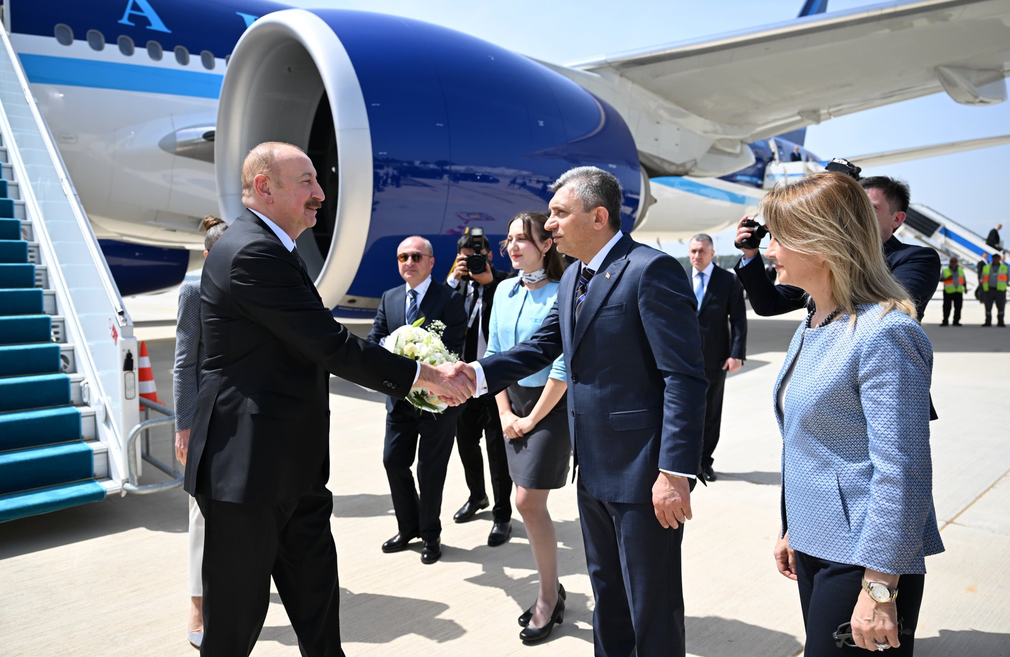 Azerbaycan Cumhurbaşkanı İlham Aliyev Antalya’ya Geldi