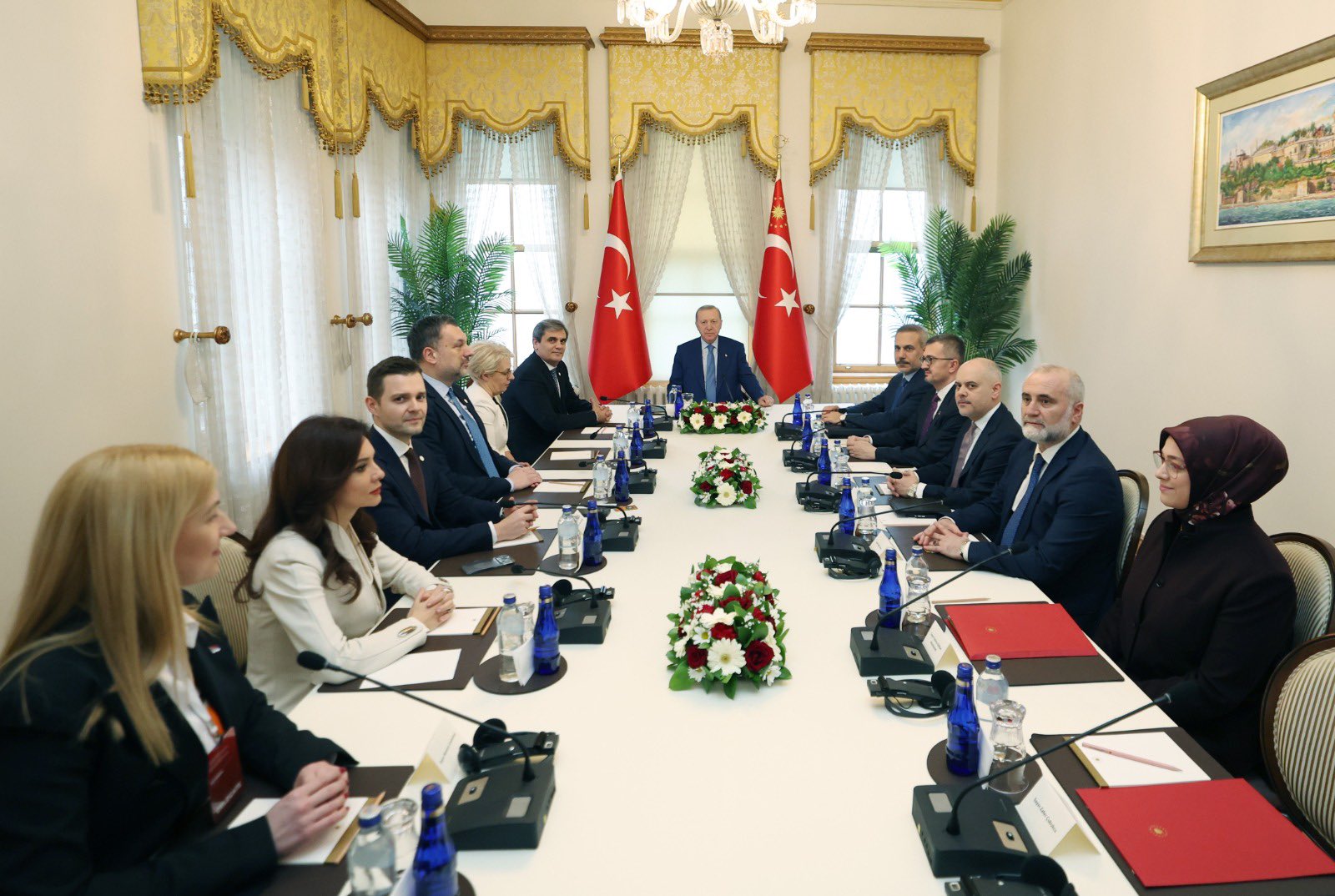 Cumhurbaşkanı Erdoğan Balkan Dışişleri Bakanlarını Kabul Etti: “Balkan Barış Platformu Kritik Önemde”
