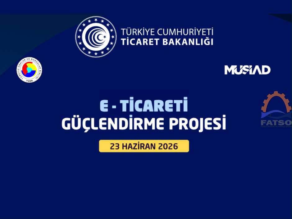 E-Ticareti Güçlendirme Projesi Eğitimleri Ordu’da Başlıyor: Dereceye Giren Girişimcilere Para Ödülü Verilecek