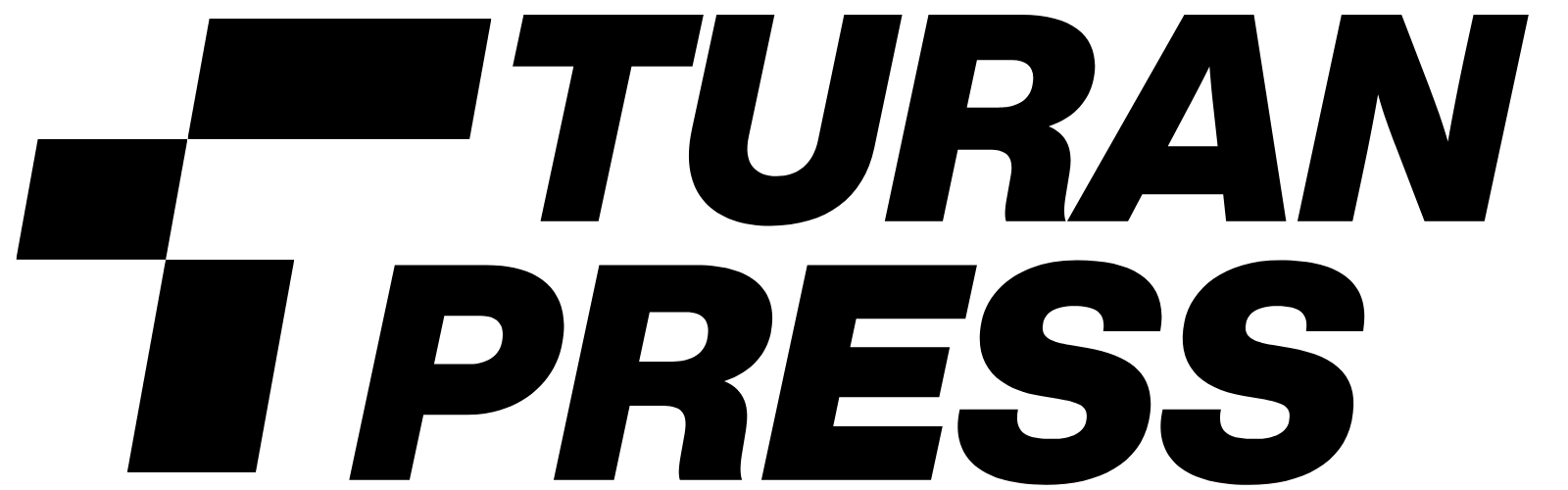 Turan Press Siyah Logo